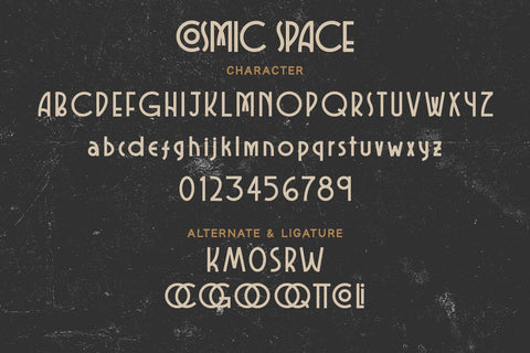 Cosmic Space - Retro Font Font Alpaprana Studio 