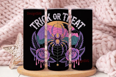 Cosmic Spider Halloween 20oz Tumbler Sublimation DesignSVG 