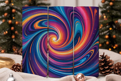 Cosmic Swirl 20oz Tumbler Wrap Sublimation DesignSVG 