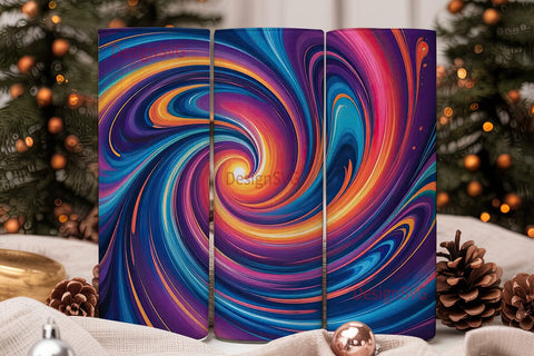 Cosmic Swirl 20oz Tumbler Wrap Sublimation DesignSVG 