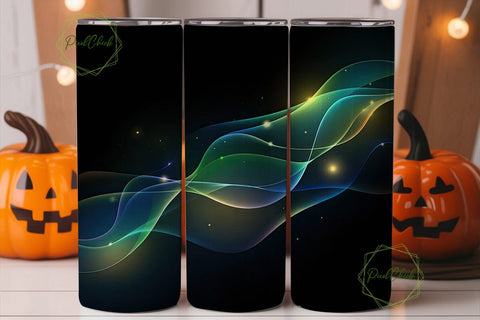 Cosmic Waves 20oz Tumbler Wrap Sublimation PixelChick 