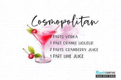 Cosmopolitan PNG design Sublimation Regulrcrative 