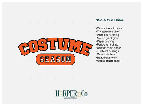 Costume Season SVG PNG Cut EPS File SVG HarperNCo 