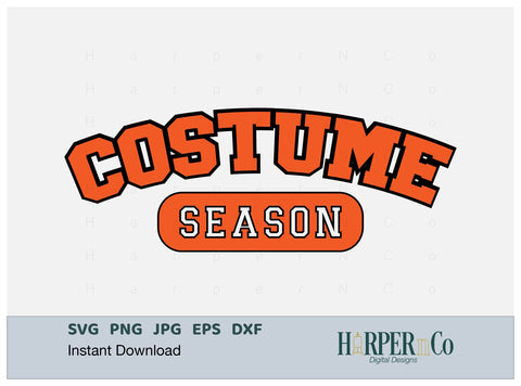 Costume Season SVG PNG Cut EPS File SVG HarperNCo 
