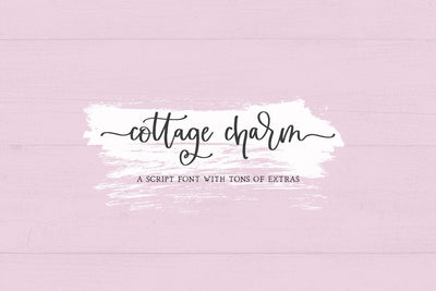 Cottage Charm Script Font Beck McCormick 