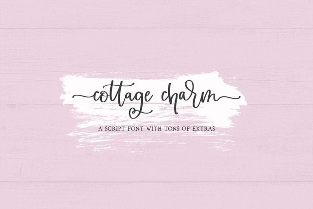 Cottage Charm Script Font Beck McCormick 