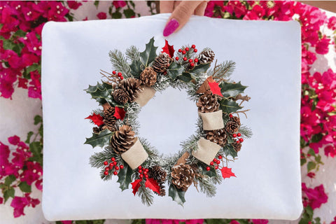 Cottage Christmas Clipart Set PNG Bundle. Sublimation SVGArt 