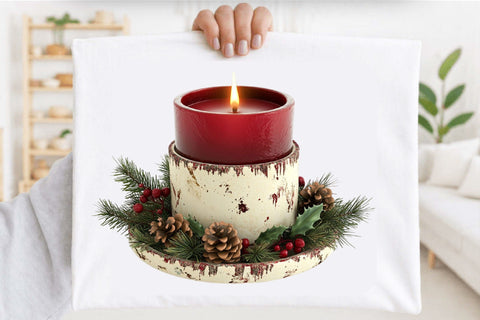 Cottage Christmas Clipart Set PNG Bundle. Sublimation SVGArt 