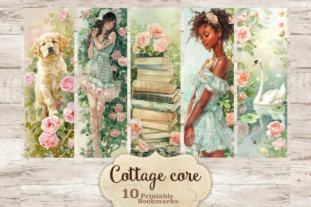 Cottagecore Bookmark | Summer Printable Bundle SVG GlamArtZhanna 