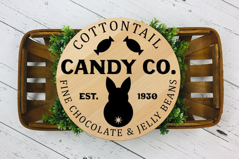 Cottontail Candy Co - Easter Farmhouse Sign SVG SVG CraftLabSVG 