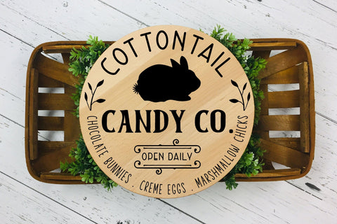 Cottontail Candy Co | Farmhouse Easter Sign SVG SVG CraftLabSVG 