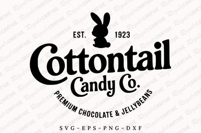 Cottontail Candy Company SVG Design SVG Regulrcrative 
