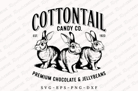 Cottontail Candy Company SVG Design SVG Regulrcrative 