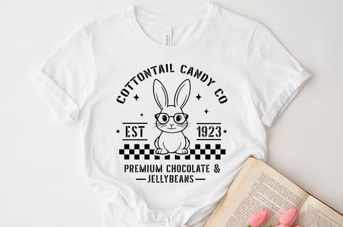 Cottontail candy company SVG, Easter Bunny T-shirt Design SVG FiveStarCrafting 