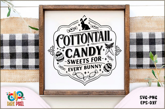 Cottontail Candy Sweets for every bunny SVG Sublimation Shetara Begum 