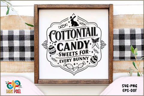 Cottontail Candy Sweets for every bunny SVG Sublimation Shetara Begum 