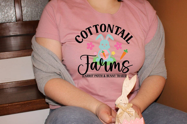 Cottontail Farms Carrot & Bunny Trails SVG Design SVG Designangry 
