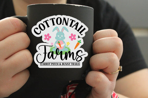 Cottontail Farms Carrot & Bunny Trails SVG Design SVG Designangry 