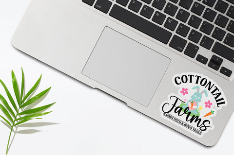 Cottontail Farms Carrot & Bunny Trails SVG Design SVG Designangry 