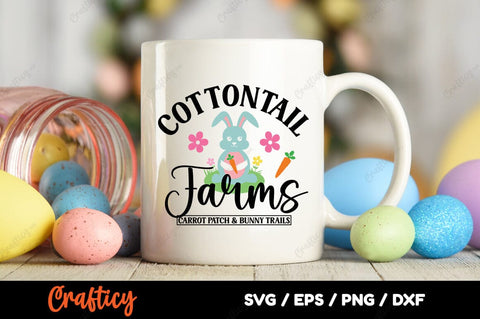 Cottontail Farms Carrot & Bunny Trails SVG Design SVG Designangry 