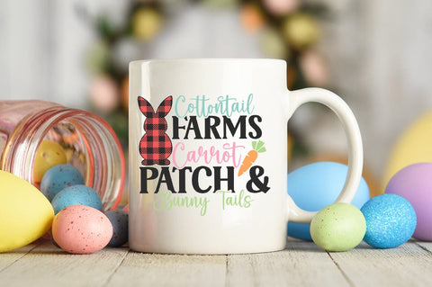 Cottontail Farms Carrot Patch Bunny Tails SVG Design SVG Designangry 