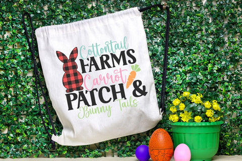 Cottontail Farms Carrot Patch Bunny Tails SVG Design SVG Designangry 