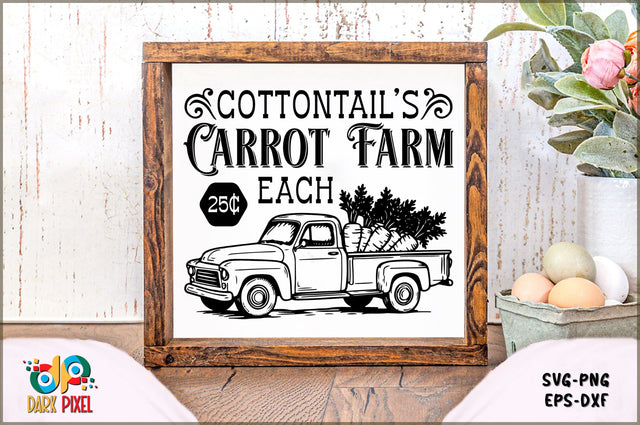 Cottontail's carrot farm 25c each SVG Sublimation Shetara Begum 