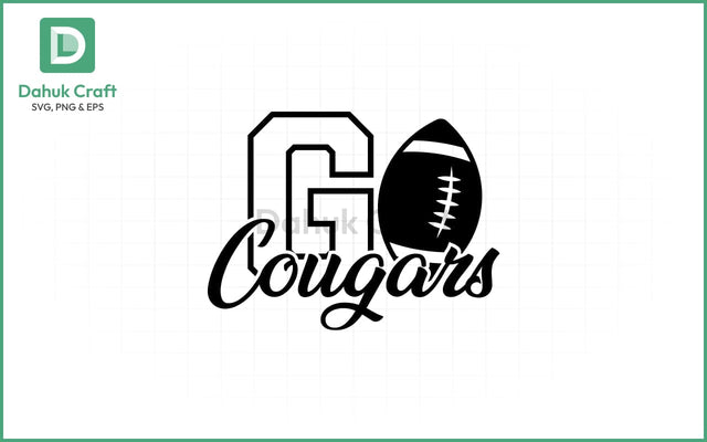 Cougars Cheer SVG – Leopard Spirit SVG PNG & EPS V3 SVG dahukdesign 