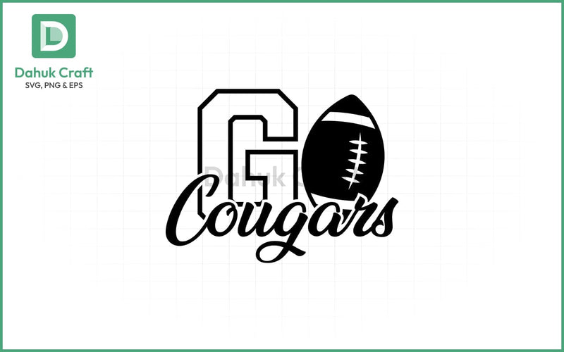 Cougars Cheer SVG – Leopard Spirit SVG PNG & EPS V3 SVG dahukdesign 