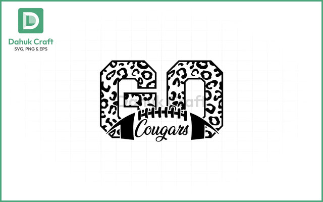 Cougars Cheer SVG – Leopard Spirit SVG PNG & EPS V6 SVG dahukdesign 