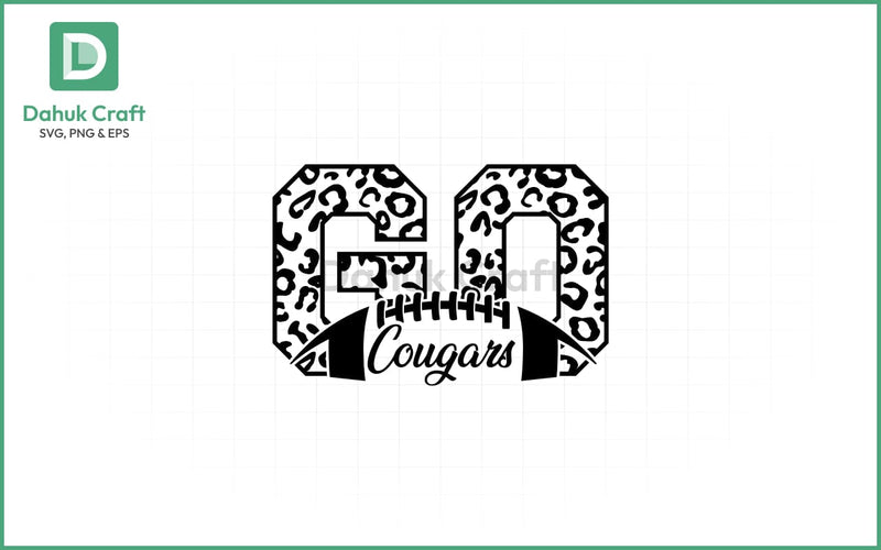 Cougars Cheer SVG – Leopard Spirit SVG PNG & EPS V6 SVG dahukdesign 
