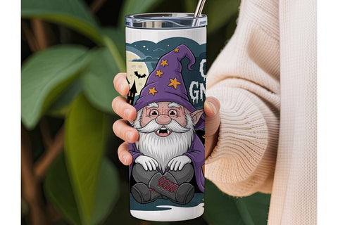 Count Gnomula 20oz Tumbler Wrap Sublimation DesignSVG 