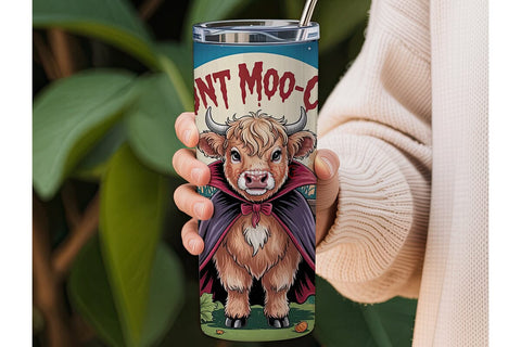 Count Moocula Halloween 20oz Tumbler Sublimation DesignSVG 