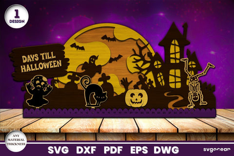 Countdown to Spooky Halloween SVG SvgOcean 
