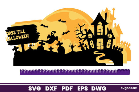 Countdown to Spooky Halloween SVG SvgOcean 