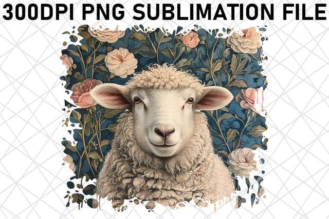 Country Charm Animal & Flower Pattern Sublimation afrosvg 