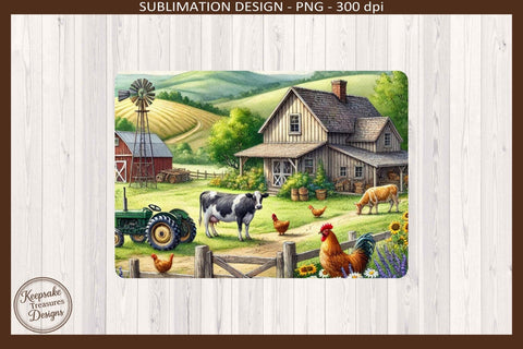 Country Charm Cutting Board Templates Png, Farmhouse Kitchen Sublimation Design, Housewarming Gift Decor Sublimation Keepsake Treasures Designs LLC. 