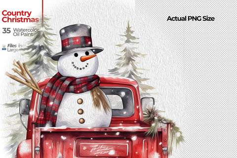 Country Christmas One SVG AfterTenDesign 