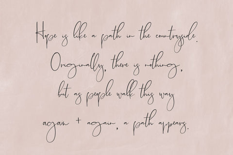 Country Cottage Script Font Beck McCormick 