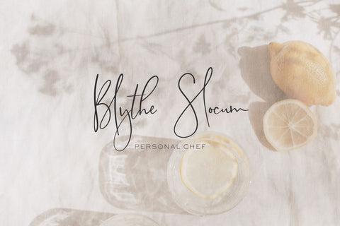 Country Cottage Script Font Beck McCormick 