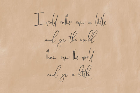 Country Cottage Script Font Beck McCormick 
