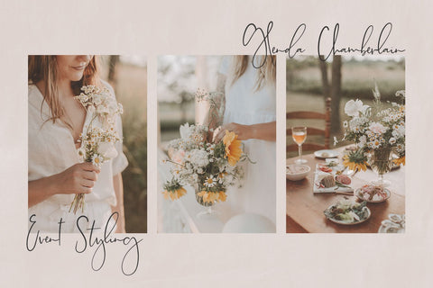 Country Cottage Script Font Beck McCormick 