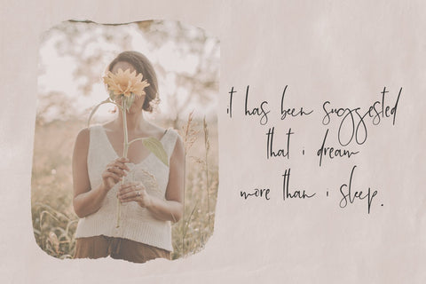 Country Cottage Script Font Beck McCormick 