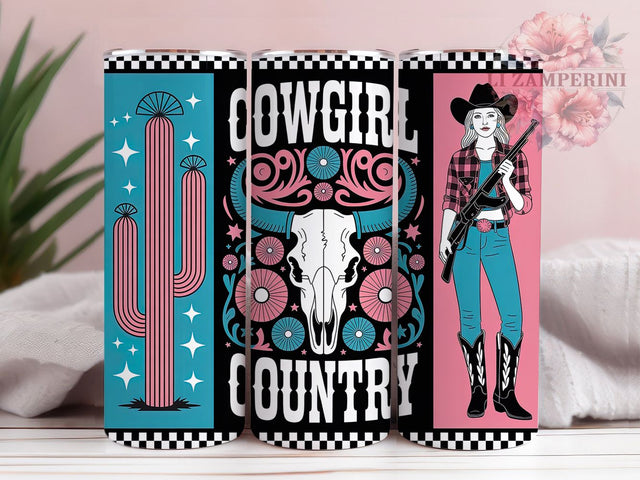 Country Cowgirl Western Tumbler, Western Tumbler Design, Rustic 20oz Wrap, Sublimation Design, Country Girl Gift, Stylish Cowgirl Wrap, Western Lifestyle Tumbler Sublimation Li Zamperini 