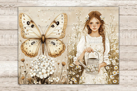 Country Easter Junk Journal Pages | Rustik Scrapbook Paper SVG GlamArtZhanna 