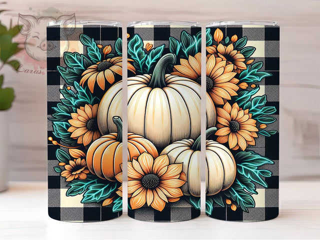 Country Fall 20 oz Skinny Tumbler Sublimation Design, Straight & Tapered Tumbler Png, Pumpkin Fall Tumbler Png, Digital Download PNG Sublimation Lara' s Designs 