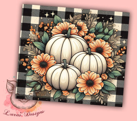 Country Fall 20 oz Skinny Tumbler Sublimation Design, Straight & Tapered Tumbler Png, Pumpkin Fall Tumbler Png, Digital Download PNG Sublimation Lara' s Designs 