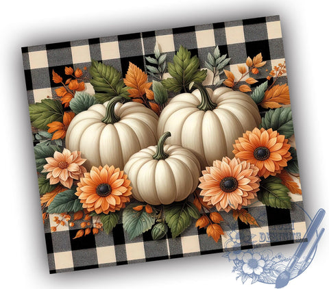 Country Fall 20oz Skinny Tumbler PNG, Pumpkin Fall Tumbler Sublimation Wrap, Straight & Tapered Tumbler Wrap, Instant Digital Download Sublimation ToriDesigns 