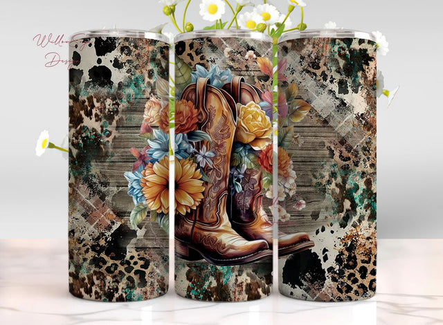 Country Girl 20 oz Skinny Tumbler Sublimation Design Digital Download PNG Instant DIGITAL ONLY, Western Rustic Cowgirl Tumbler Wrap Sublimation WillowSageDesign 