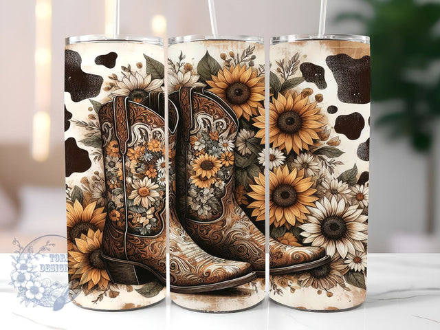 Country Girl 20oz Skinny Tumbler, Western Rustic Cowgirl Tumbler Png, Straight & Tapered Tumbler Wrap, Instant Digital Download Sublimation ToriDesigns 